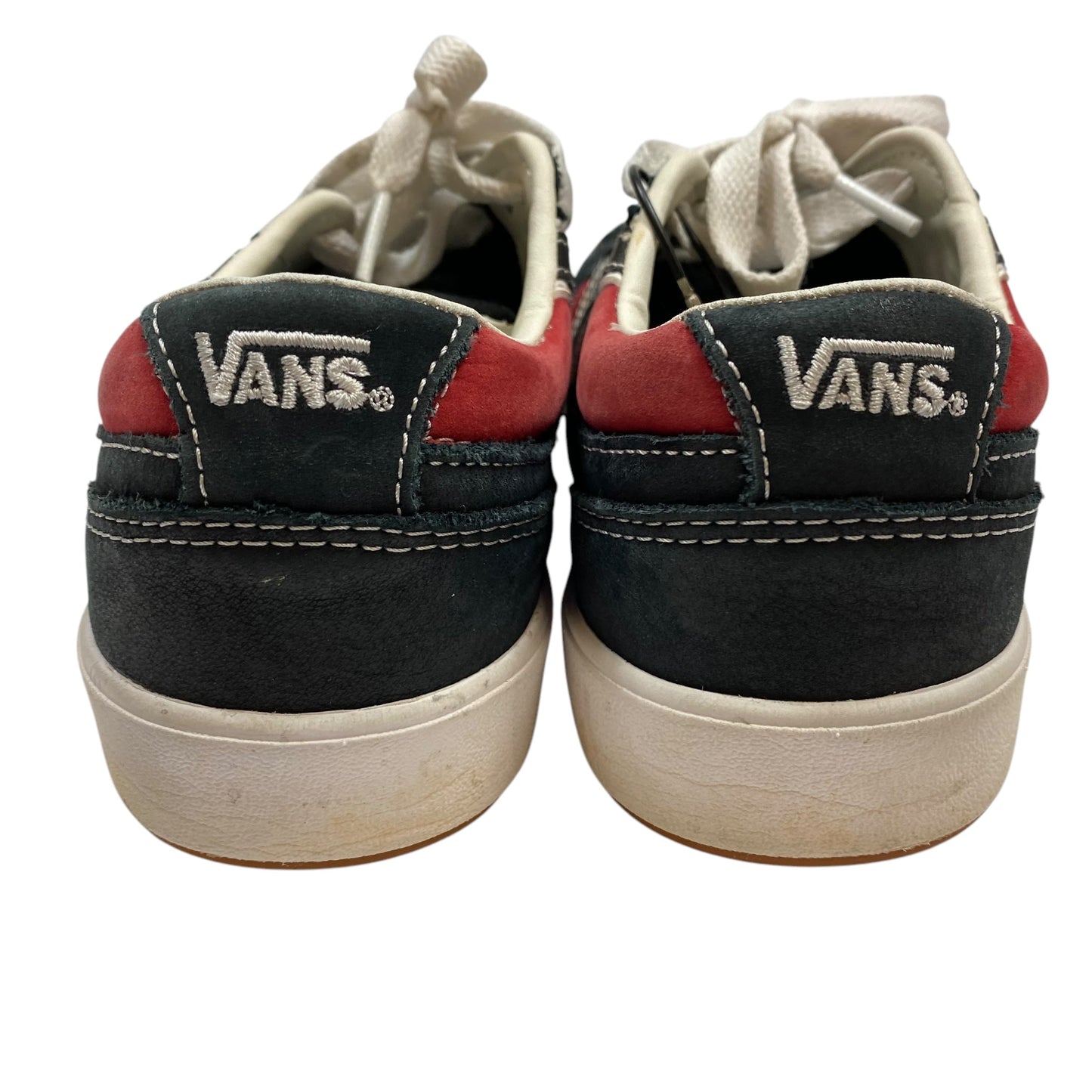 Shoes Sneakers By Vans In Black & Red, Size: 8