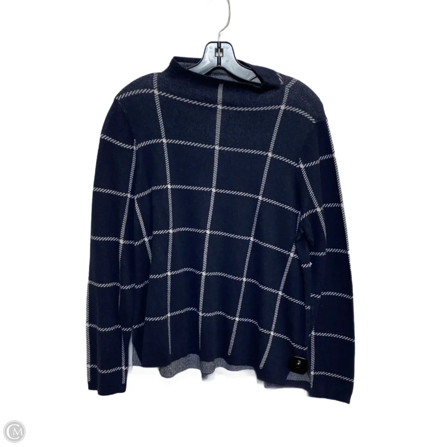 Top Long Sleeve By Crown And Ivy In Navy, Size: Xlp
