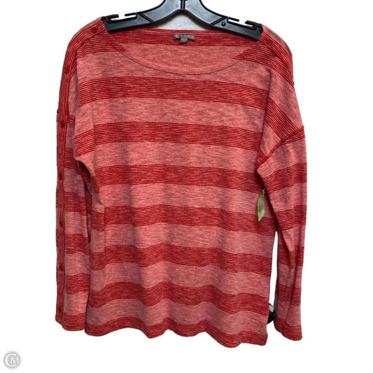 Top Long Sleeve By Talbots In Red, Size: M