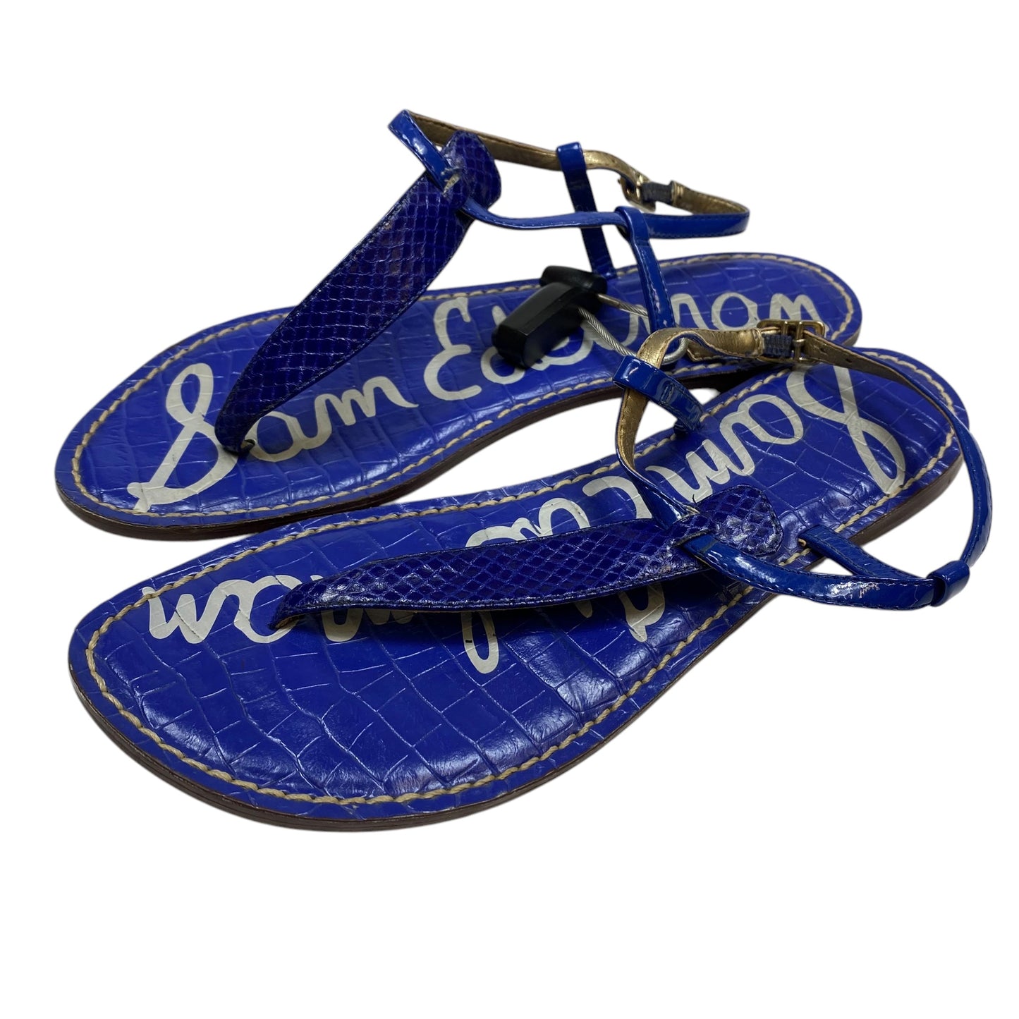 Sandals Flats By Sam Edelman In Blue, Size: 8