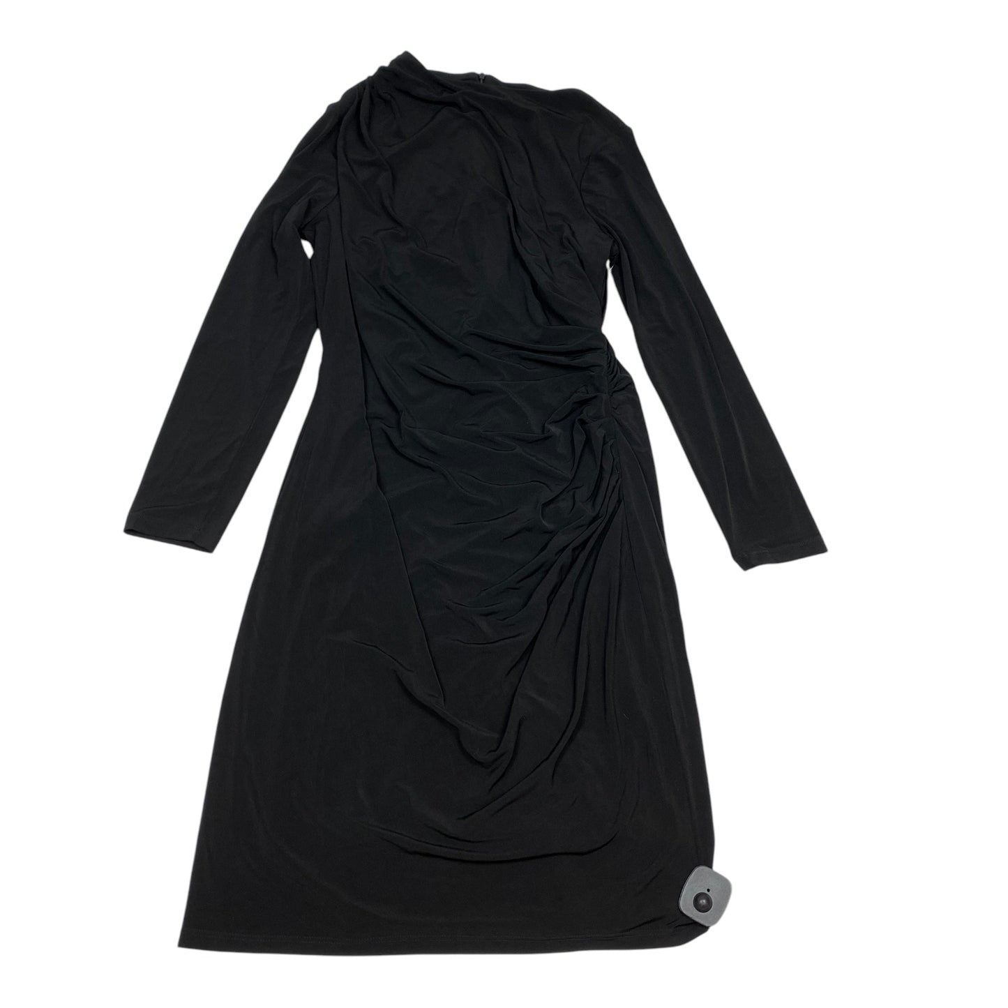 Dress Casual Midi By Maggy London In Black, Size: L