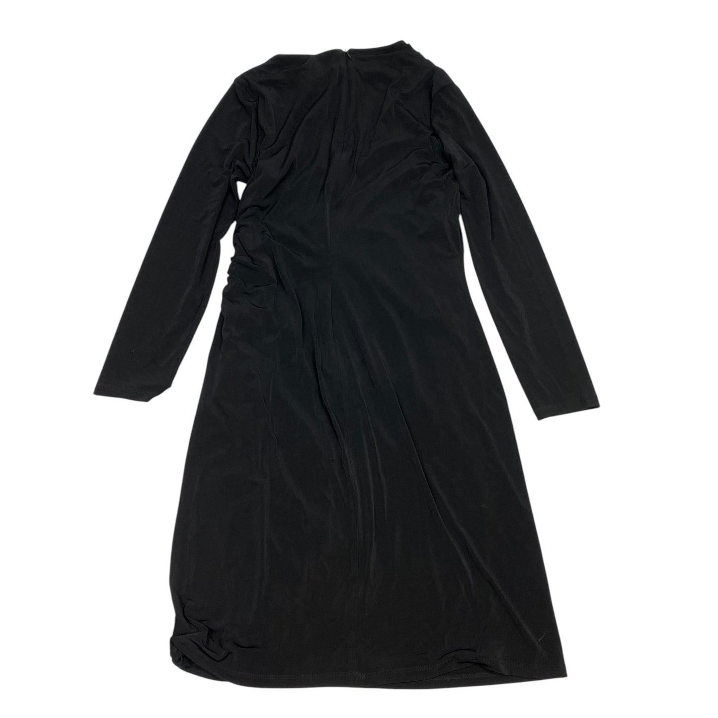 Dress Casual Midi By Maggy London In Black, Size: L