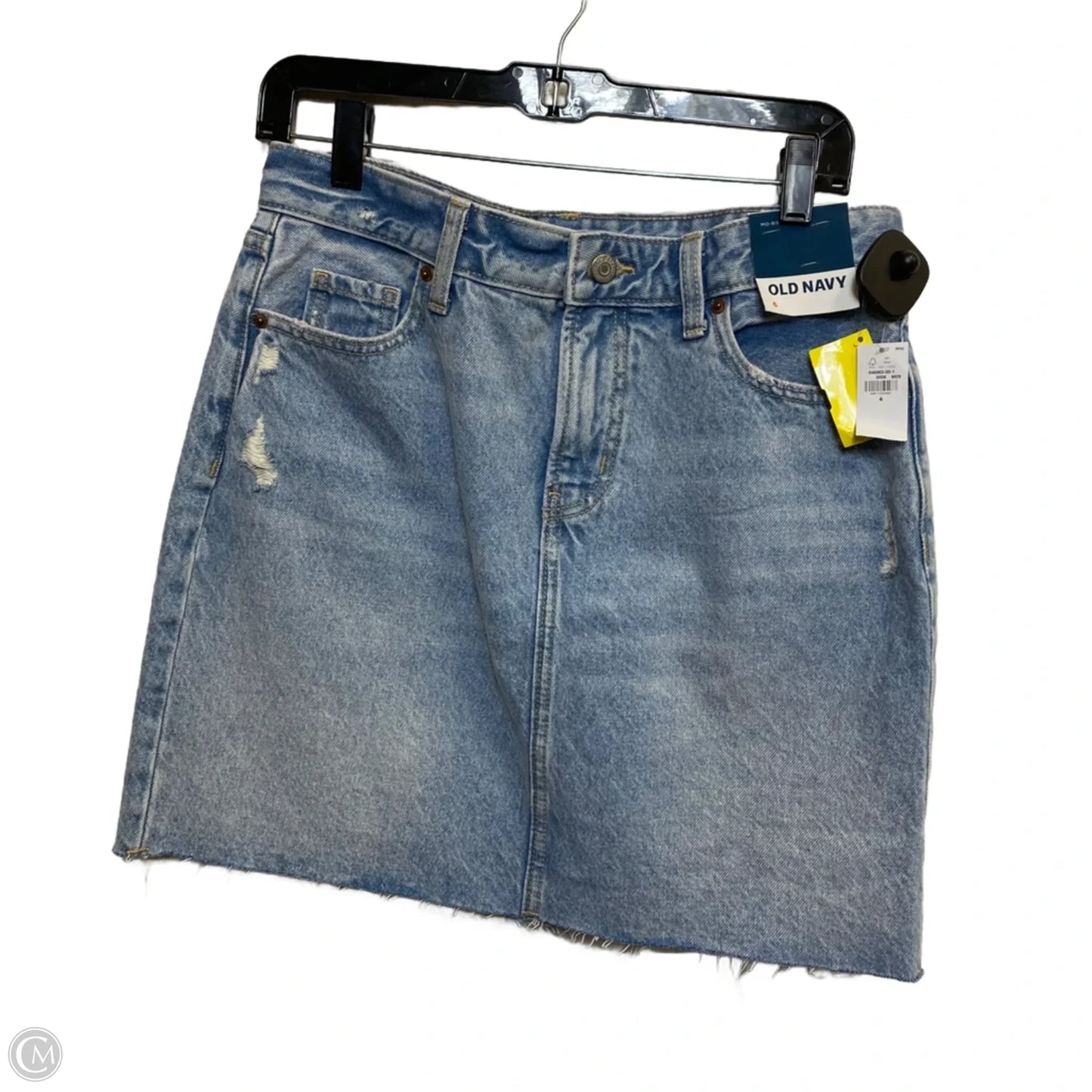 Skirt Mini & Short By Old Navy In Blue Denim, Size: S