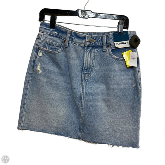 Skirt Mini & Short By Old Navy In Blue Denim, Size: S