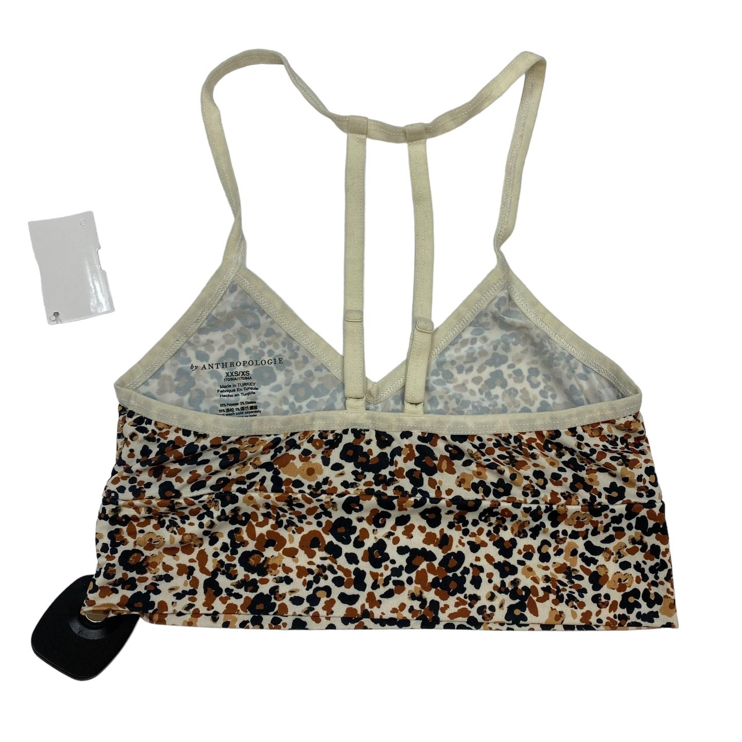 Animal Print Bralette Anthropologie, Size Xxs