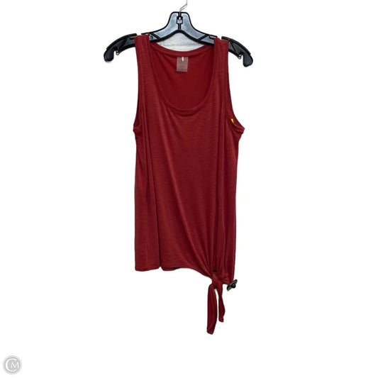 Athletic Tank Top By Calia In Red, Size: S
