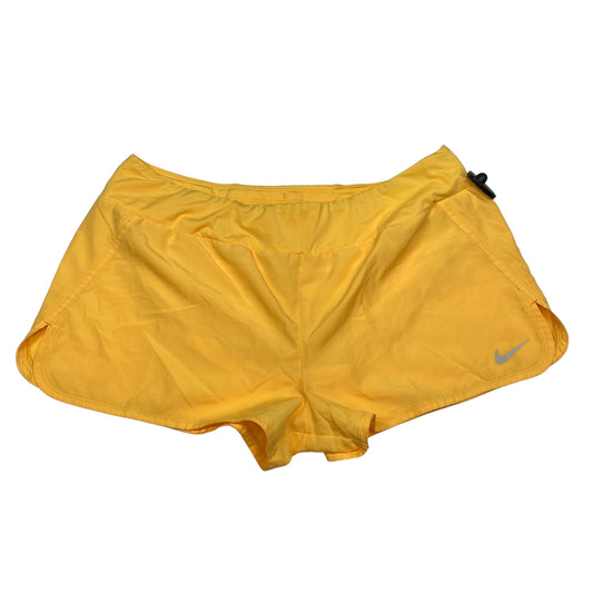 Yellow Shorts Nike Apparel, Size Xxl