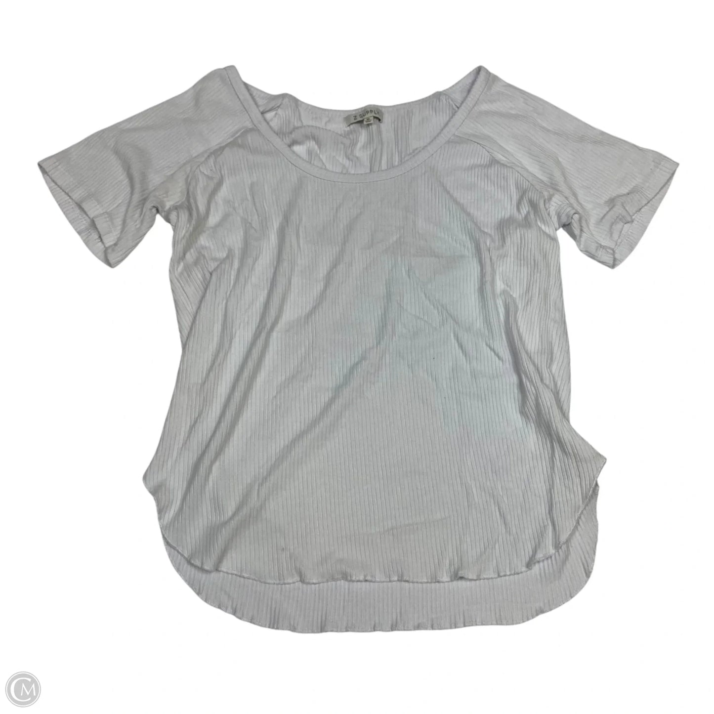 Top Short Sleeve By Z Supply In White, Size: Xl