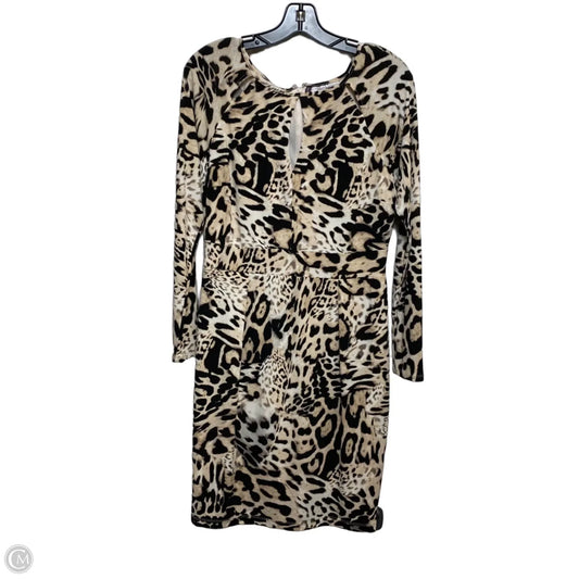 Dress Casual Short By Jennifer Lopez In Animal Print, Size: L