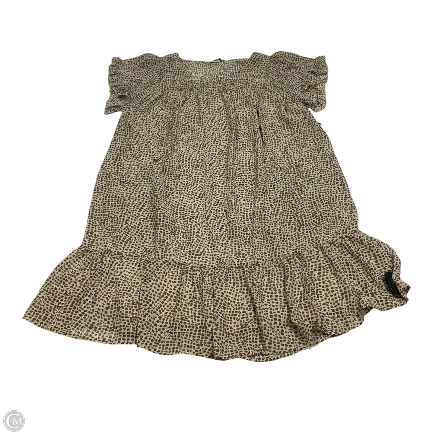 Dress Casual Short By Umgee In Brown & Tan, Size: S