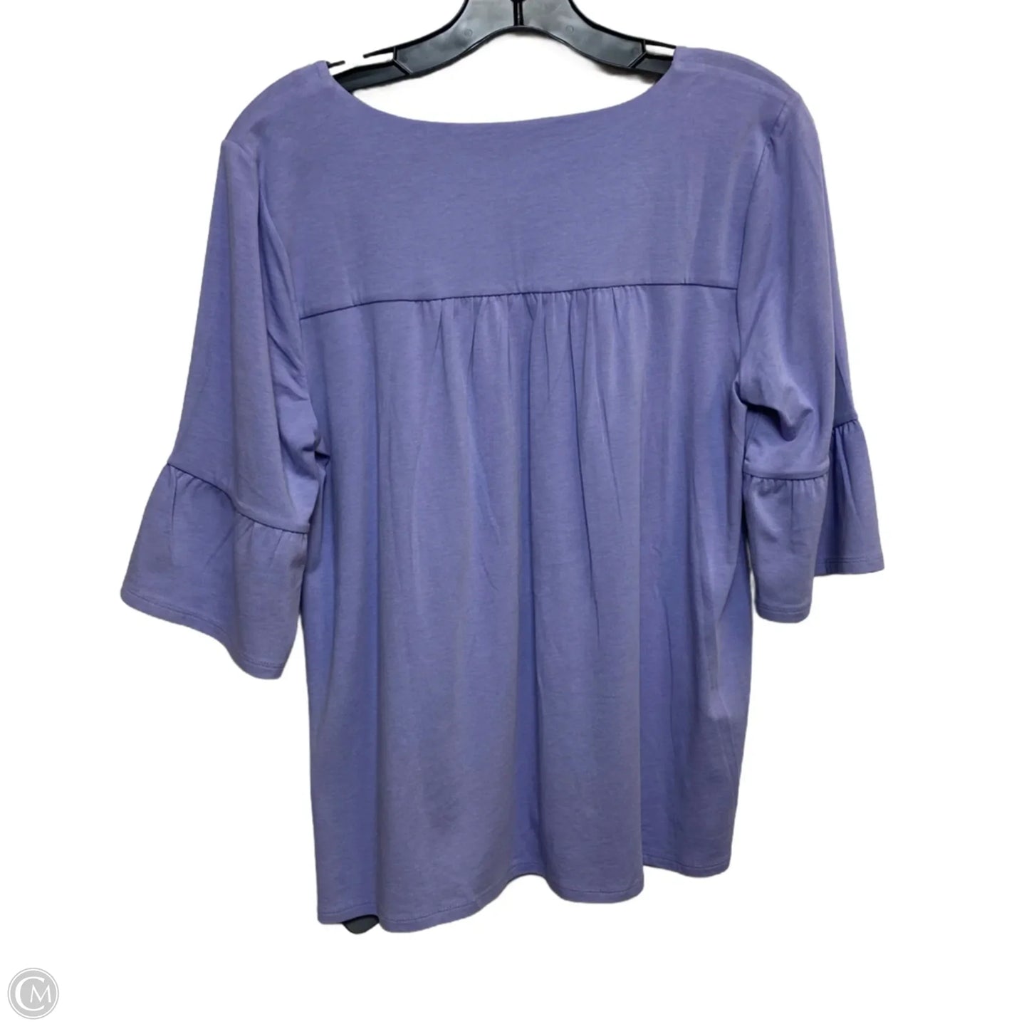 Top Short Sleeve By J. Jill In Purple, Size: S