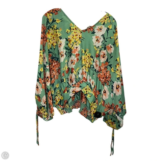 Top Long Sleeve By Umgee In Green, Size: S