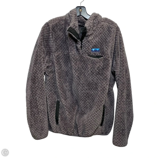 Jacket Faux Fur & Sherpa By Simply Southern In Grey, Size: Xl