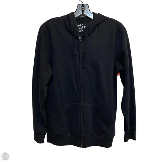 Athletic Sweatshirt Hoodie By Made For Life In Black, Size: S