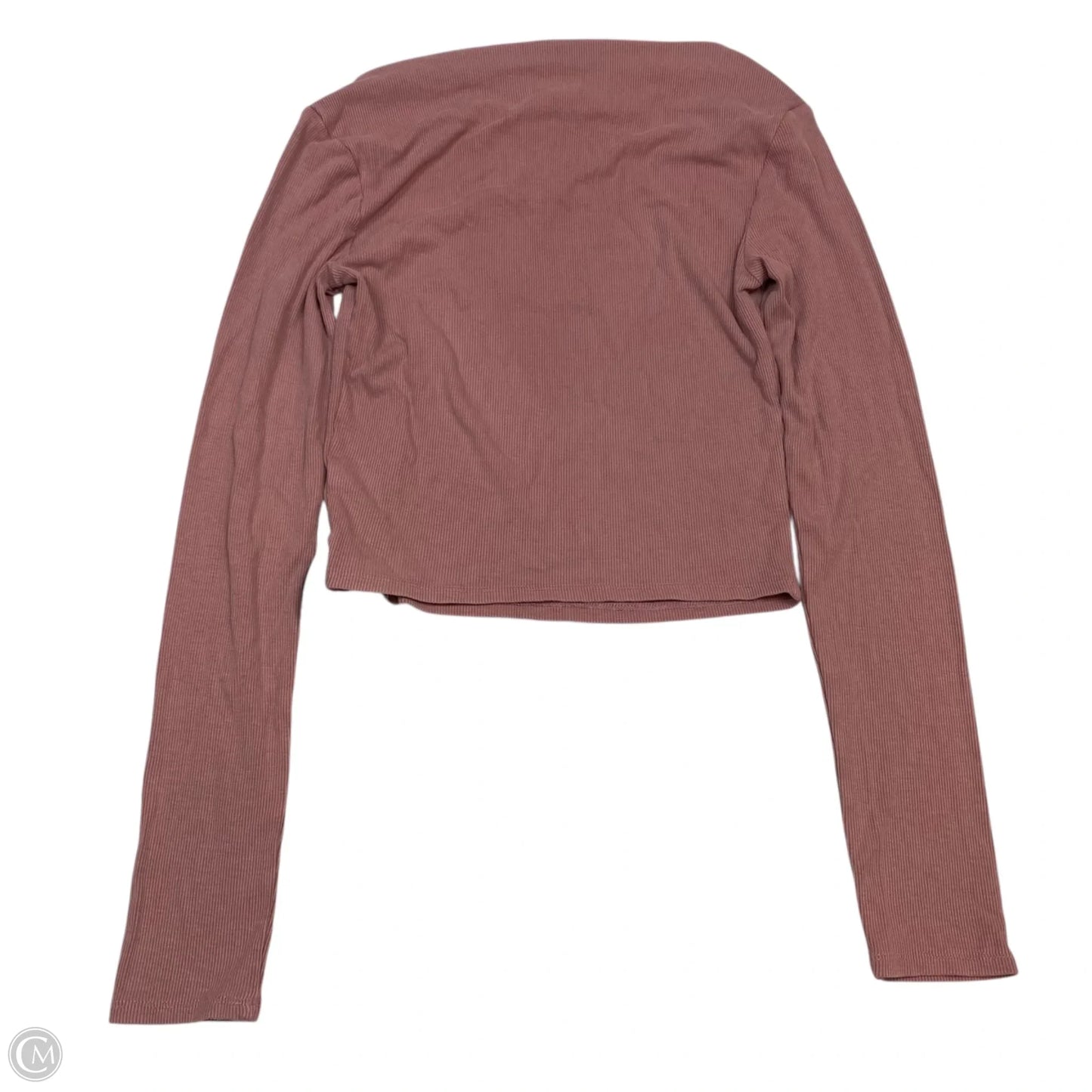 Top Long Sleeve Basic By Wild Fable In Pink, Size: S