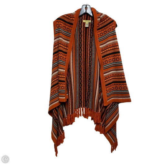 Vest Sweater By Cecico In Orange, Size: L