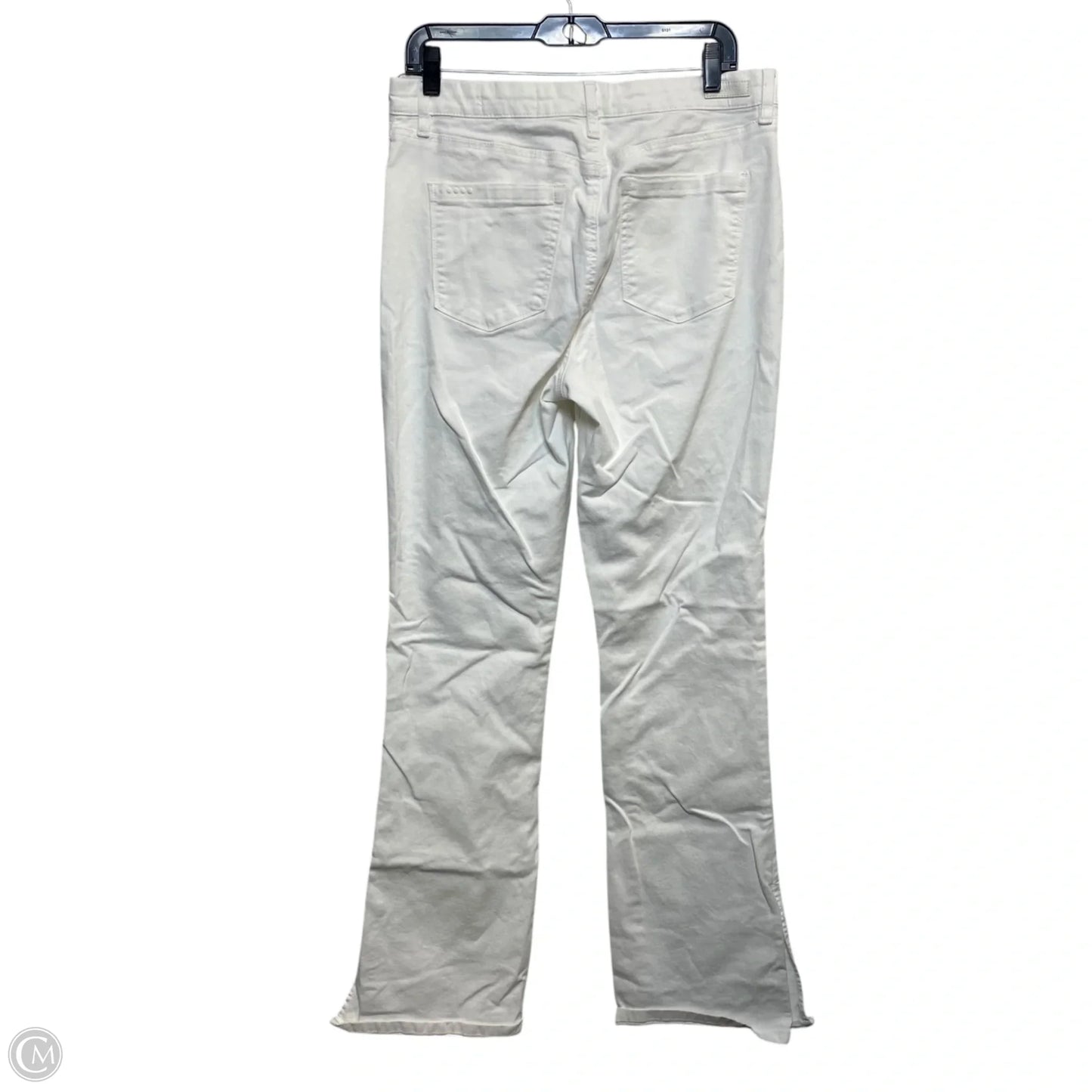 Jeans Flared By Blanknyc In White Denim, Size: 12