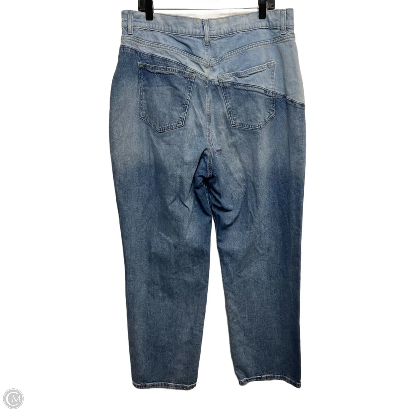 Jeans Straight By Forever 21 In Blue Denim, Size: 14