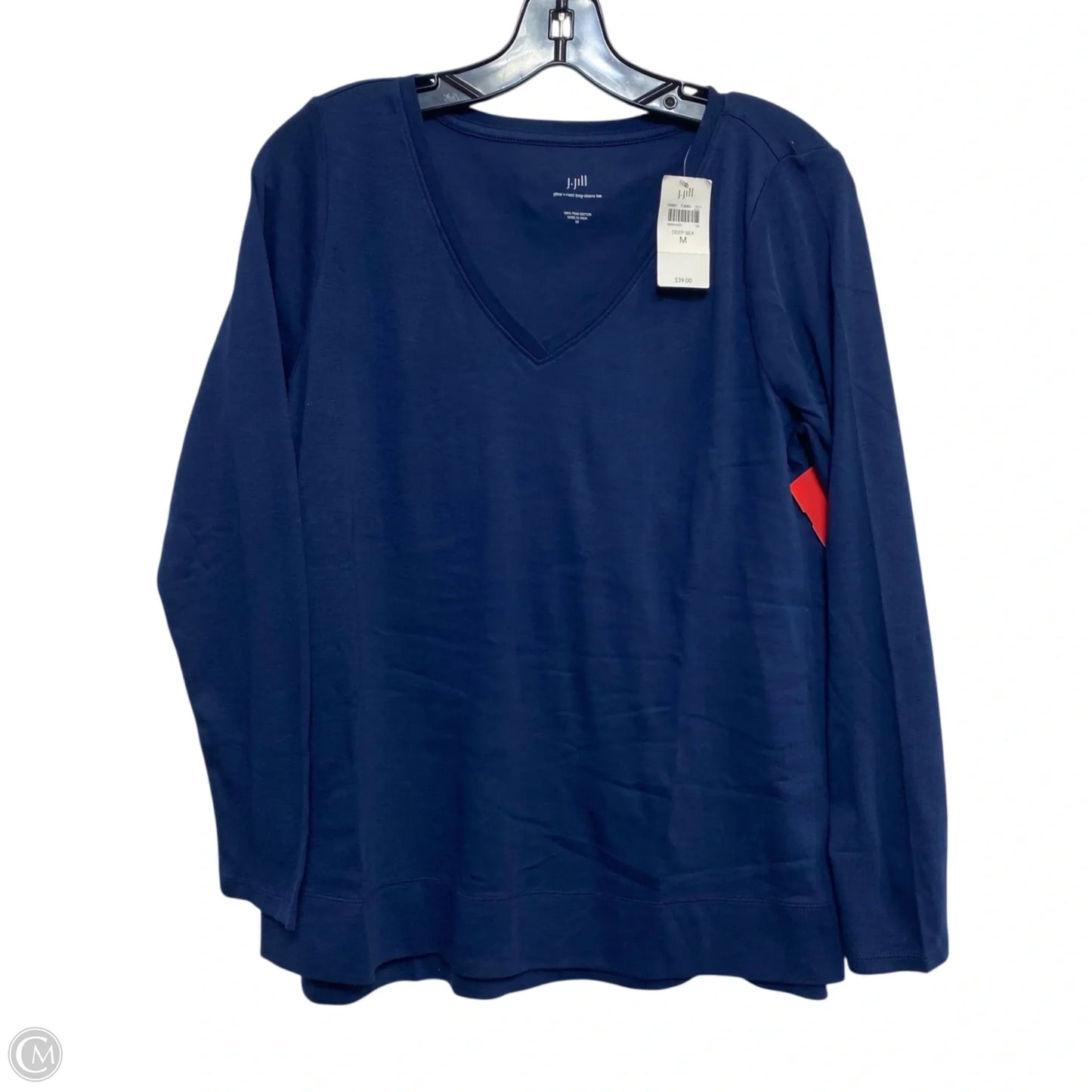 Top Long Sleeve Basic By J. Jill In Navy, Size: M