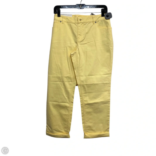Pants Chinos & Khakis By J. Jill In Yellow, Size: 10p