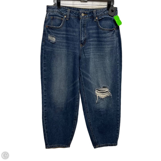 Jeans Boyfriend By Time And Tru In Blue Denim, Size: 12