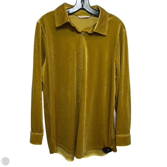 Top Long Sleeve By Soft Surroundings In Yellow, Size: M