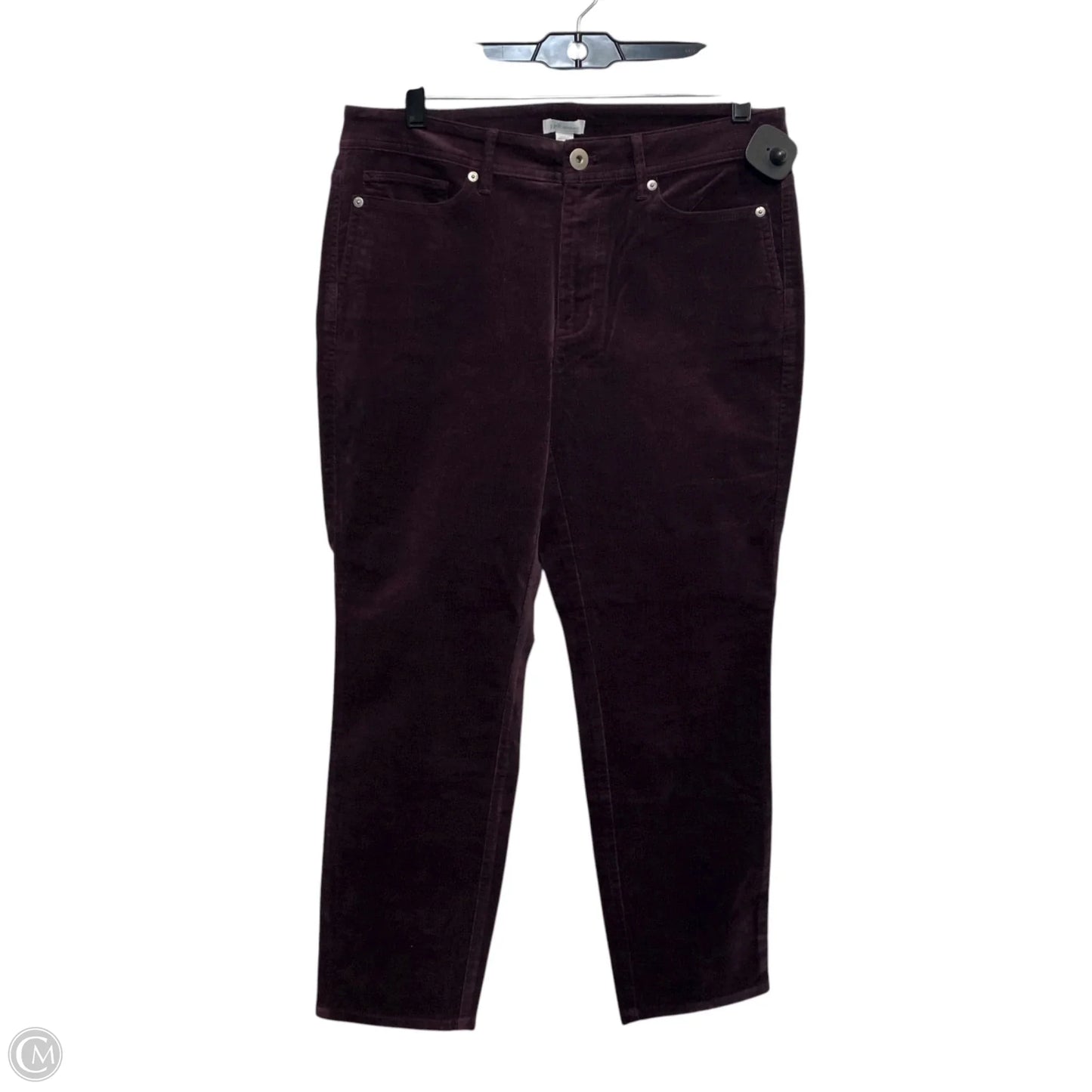 Pants Corduroy By J. Jill In Purple, Size: 10p