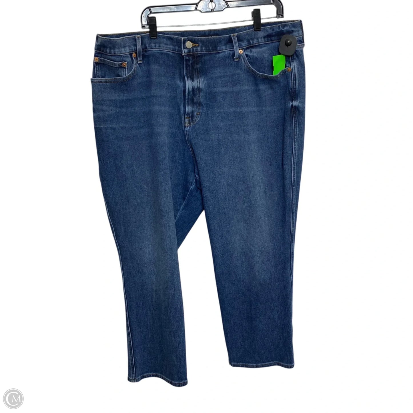 Jeans Straight By Lucky Brand In Blue Denim, Size: 20