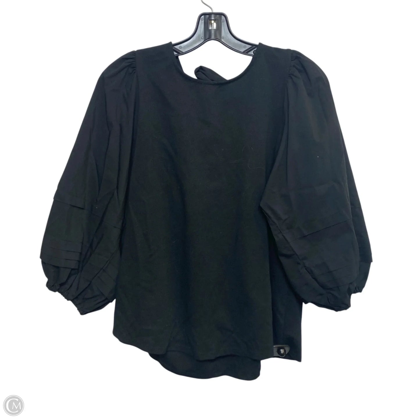 Top 3/4 Sleeve By Crown And Ivy In Black, Size: L