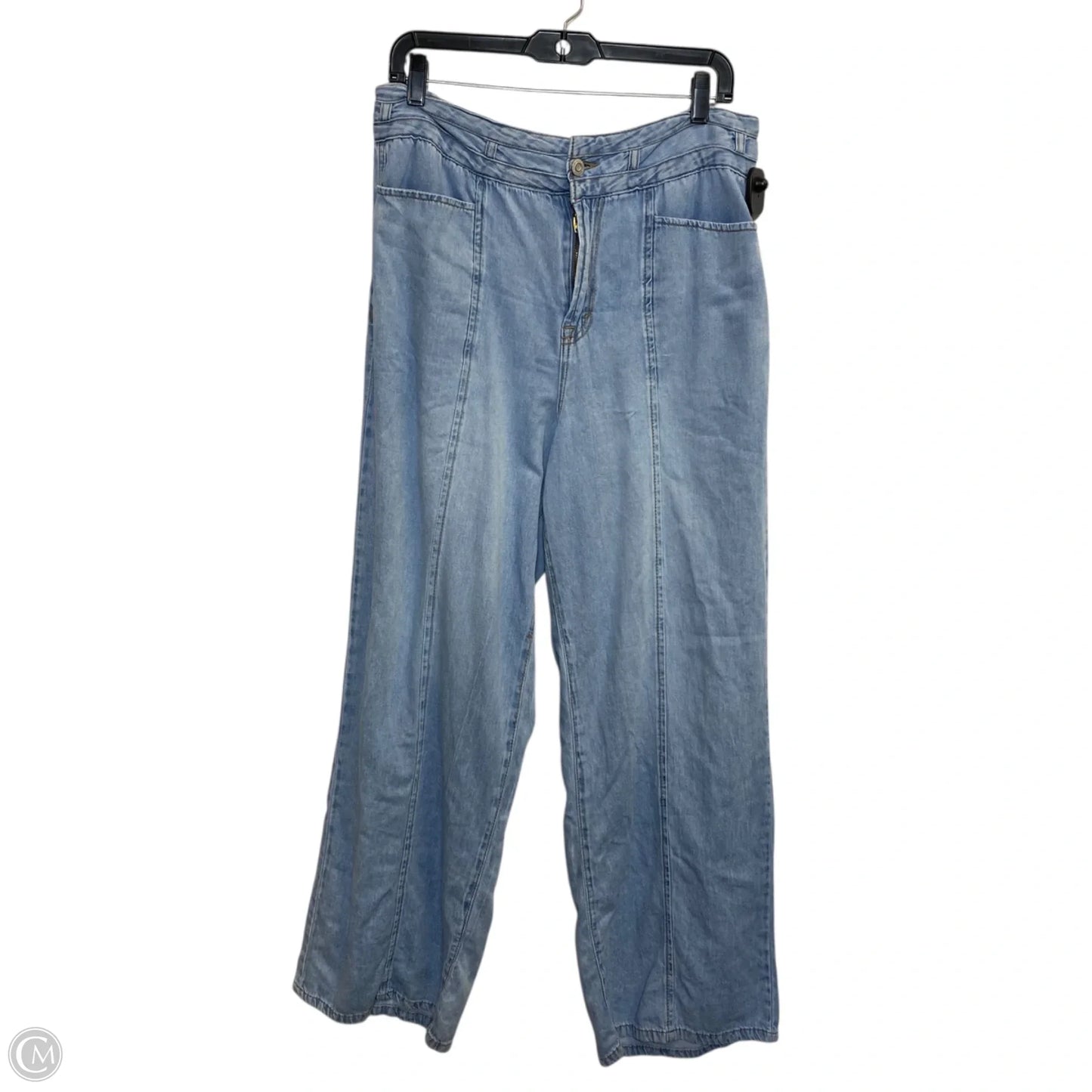 Jeans Wide Leg By Kensie In Blue Denim, Size: 14