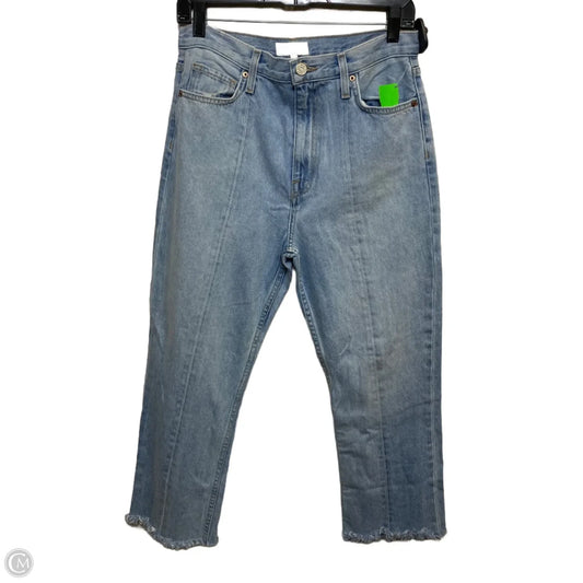 Jeans Cropped By Joie In Blue Denim, Size: 8