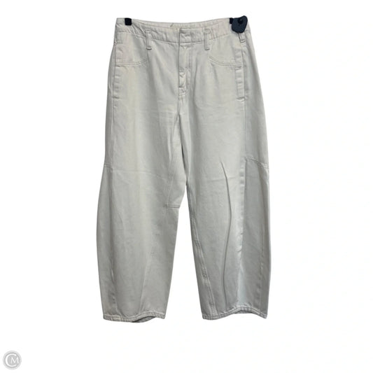 Jeans Wide Leg By Pilcro In Cream Denim, Size: 4p