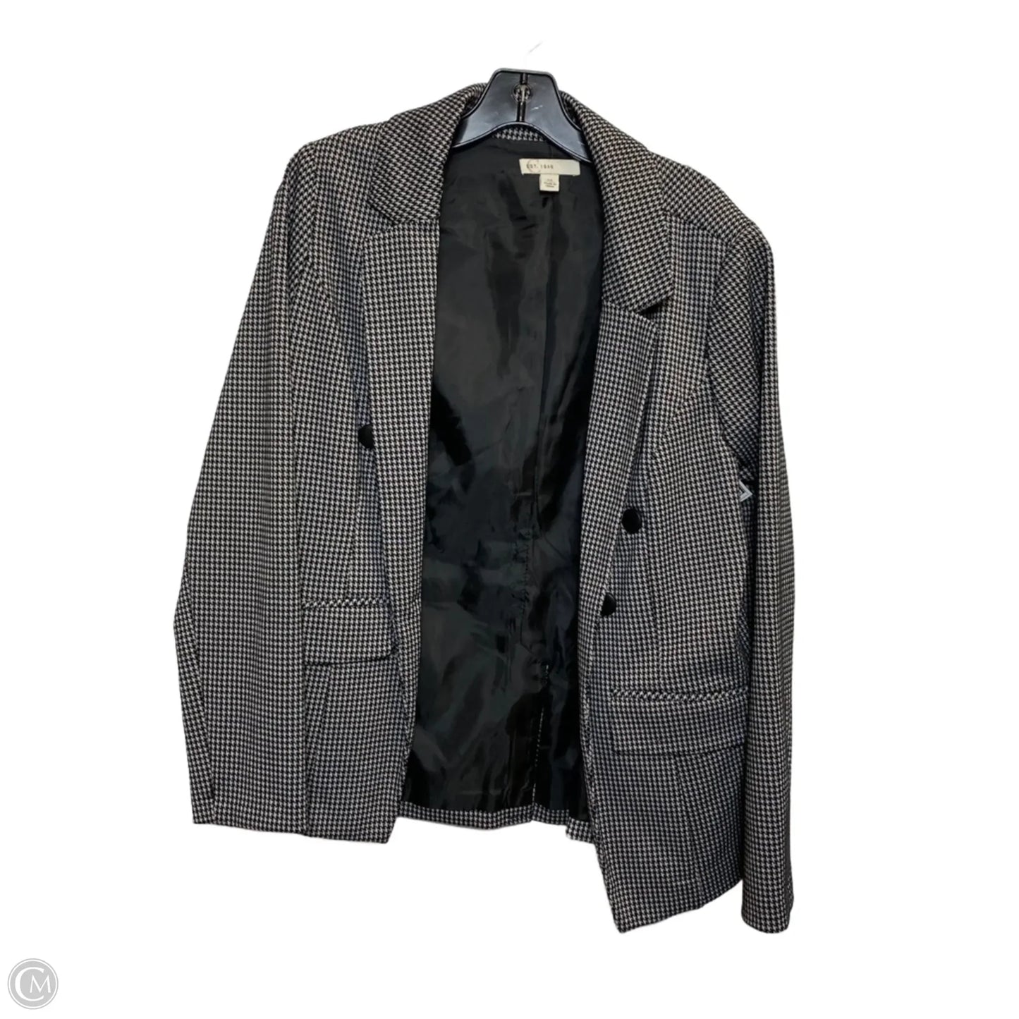 Blazer By Cato In Black & White, Size: M