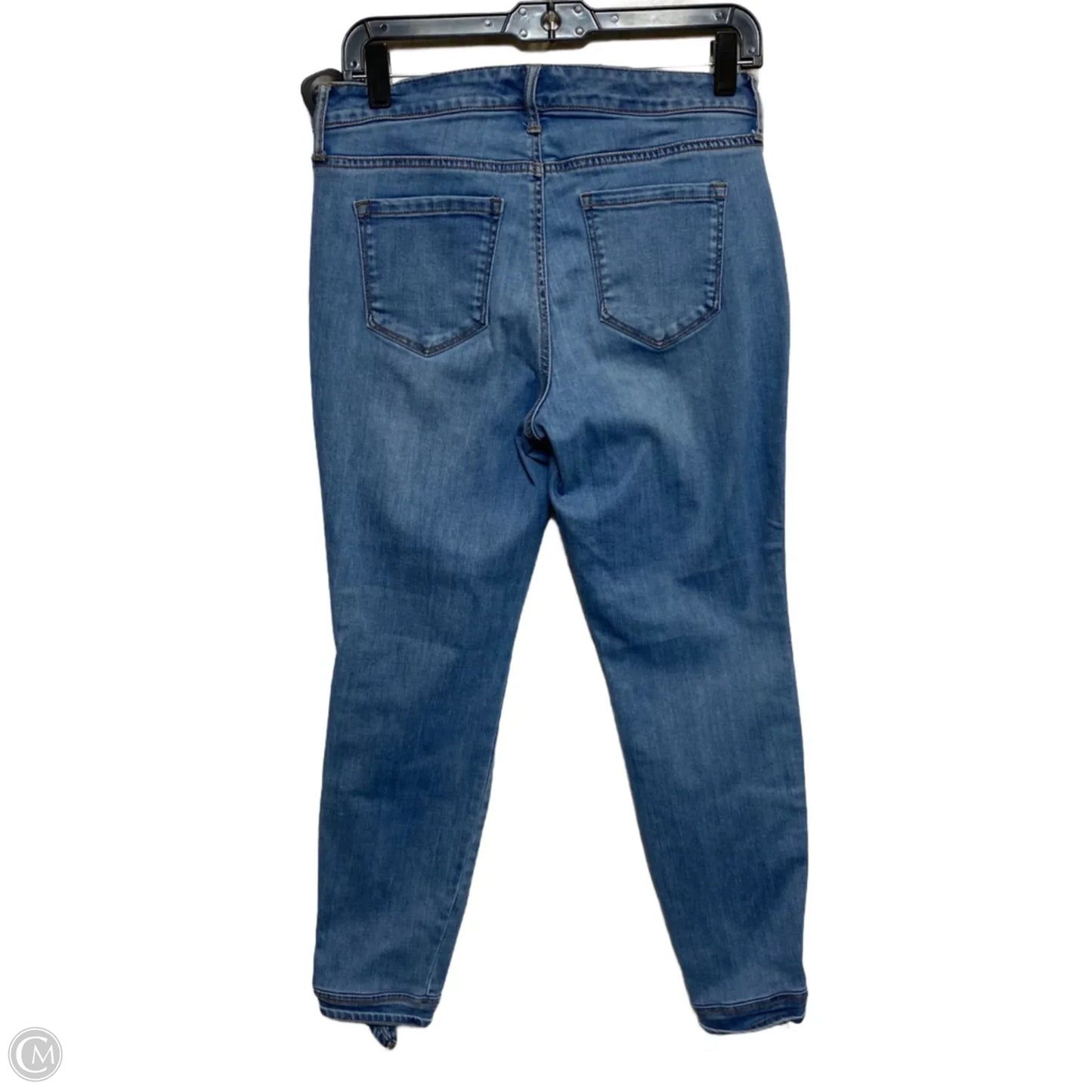 Jeans Skinny By Crown And Ivy In Blue Denim, Size: 8