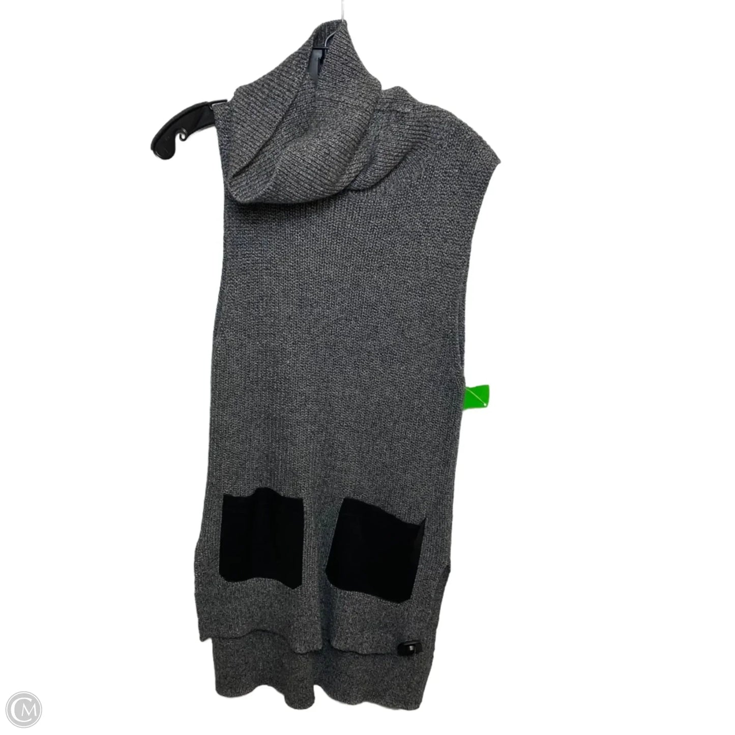 Vest Sweater By Banana Republic In Grey, Size: S