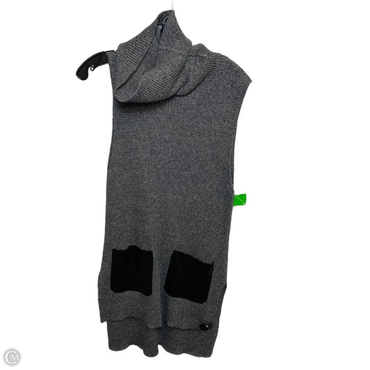 Vest Sweater By Banana Republic In Grey, Size: S