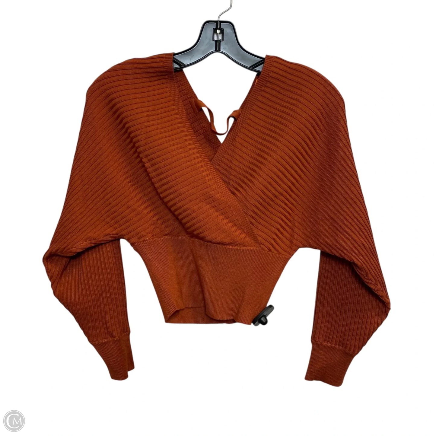 Top Long Sleeve By Love Tree In Orange, Size: S