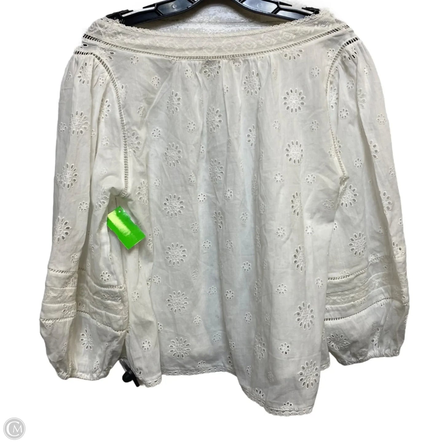 Top 3/4 Sleeve By Pilcro In Cream, Size: S