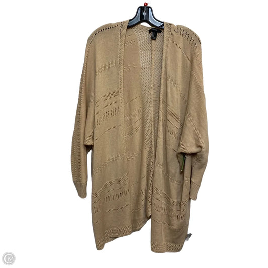 Cardigan By Forever 21 In Tan, Size: M