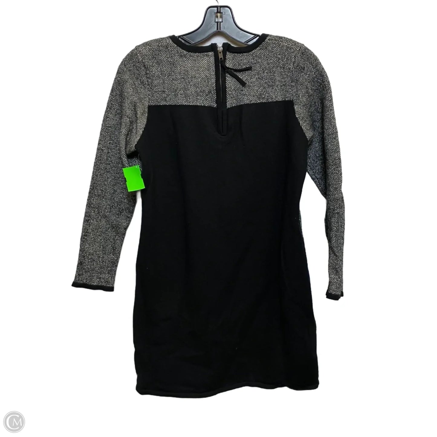 Sweater By Cynthia Rowley In Black & Grey, Size: L