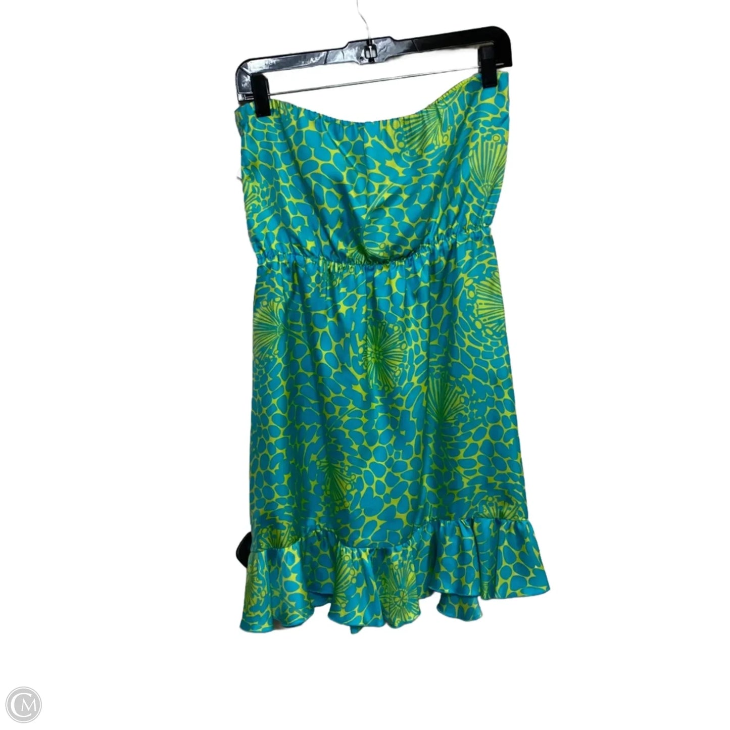 Dress Designer By Lilly Pulitzer In Blue & Green, Size: Xs
