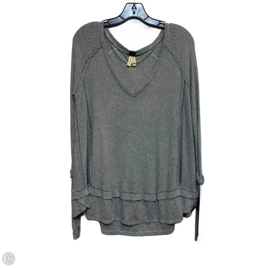 Top Long Sleeve By We The Free In Grey, Size: Xs