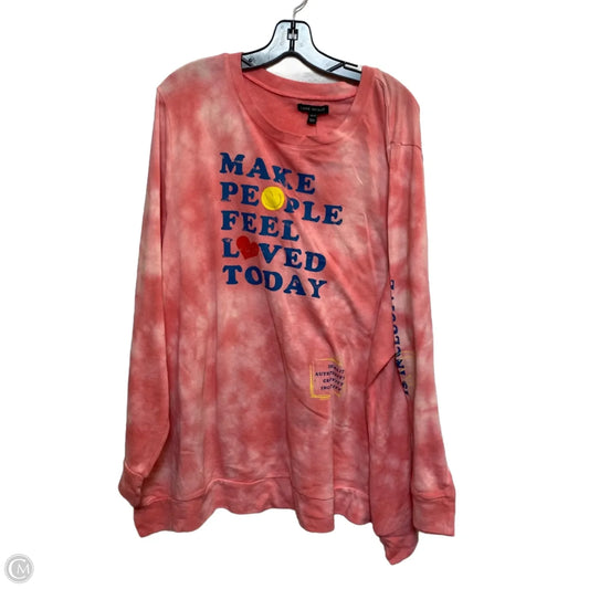 Top Long Sleeve By Lane Bryant In Pink, Size: 5
