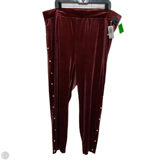 Pants Leggings By Torrid In Pink, Size: 4x