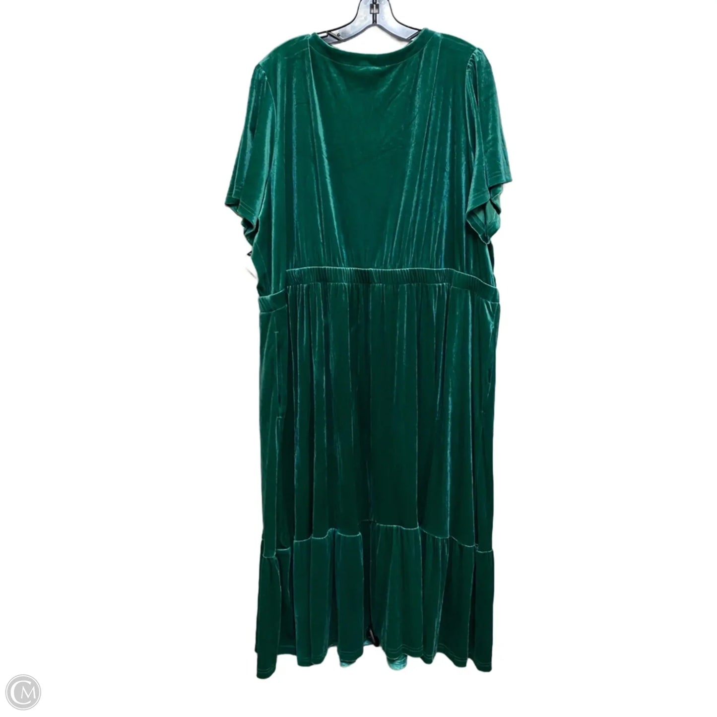Dress Party Midi By Terra & Sky In Green, Size: 3x