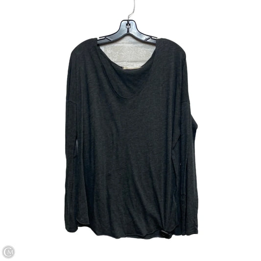 Top Long Sleeve Basic By We The Free In Grey, Size: L