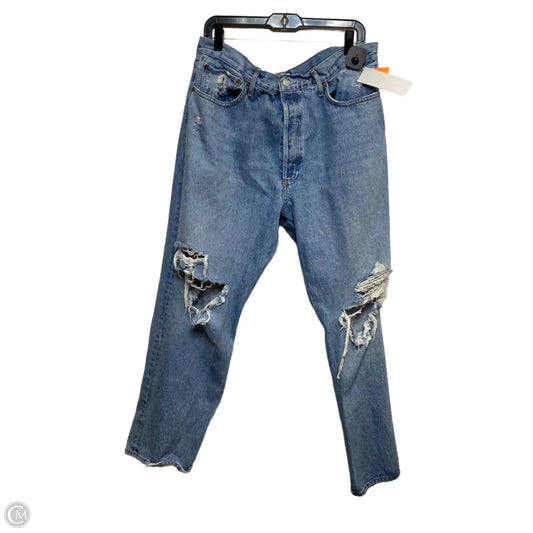 Jeans Designer By Agolde In Blue Denim, Size: 18