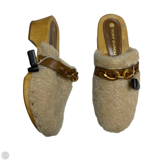 Shoes Designer By Tory Burch In Tan, Size: 10.5