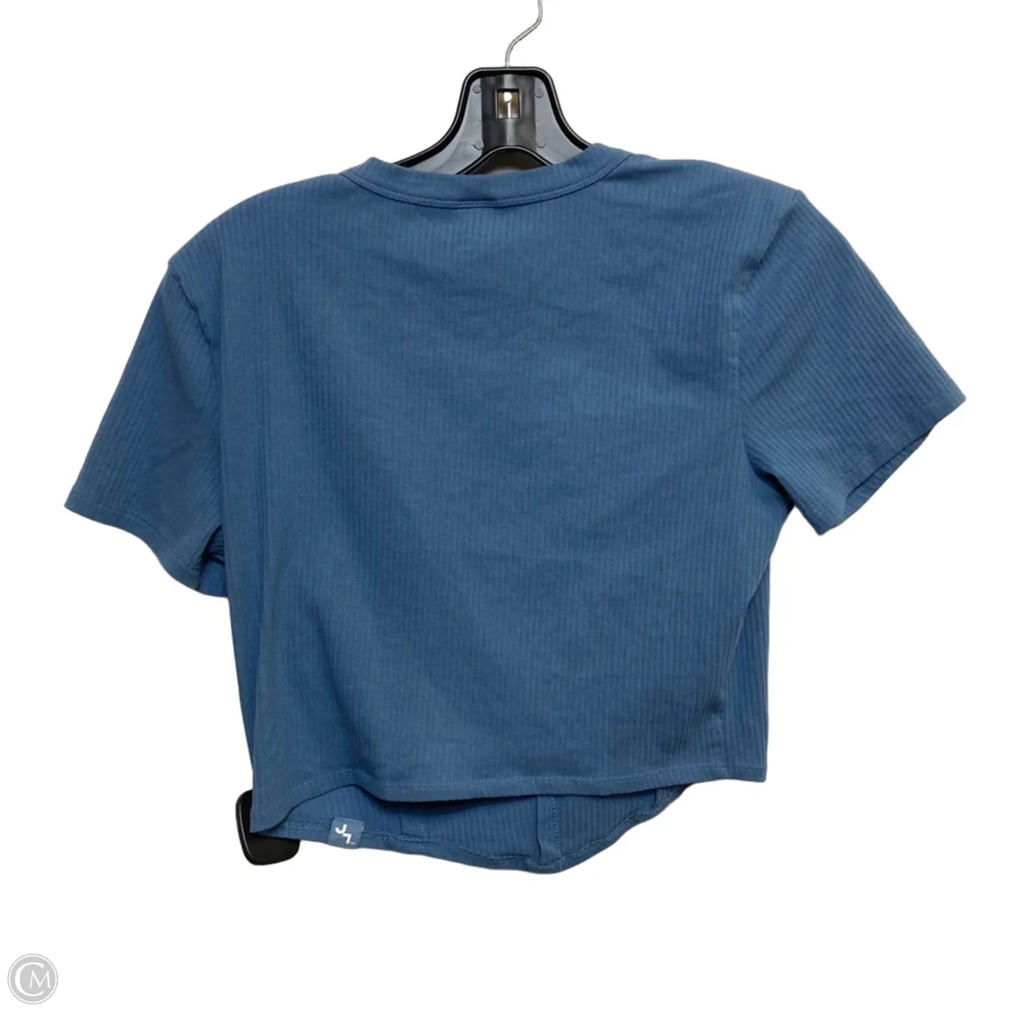 Athletic Top Short Sleeve By Joy Lab In Blue, Size: M