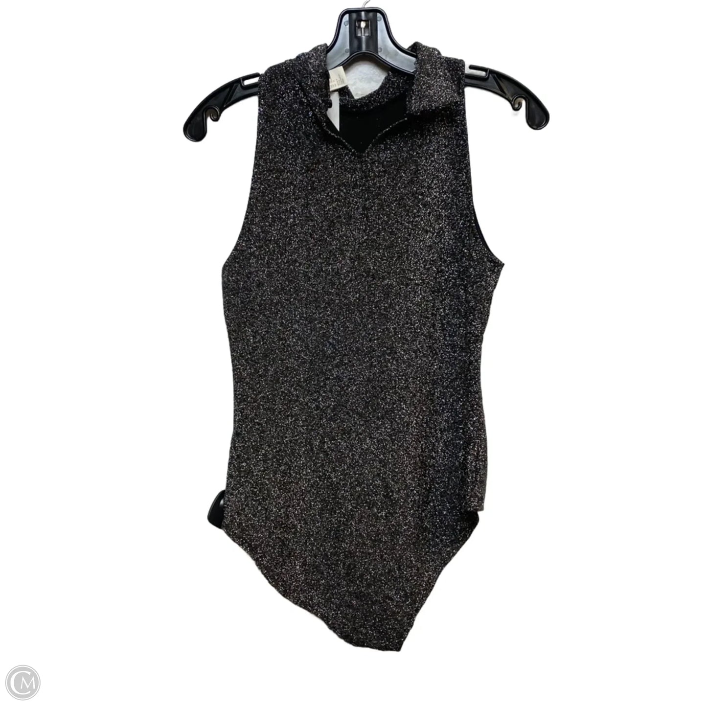Bodysuit By H&m In Black & Silver, Size: M